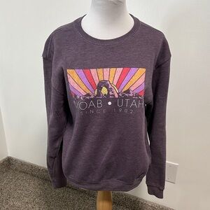 👛 Lone Rock Moab Utah Crew Neck Sweatshirt